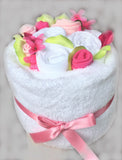 Blush Towel Cake