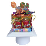 Sweet Candy cake tower.  Towers of candy treats, candy birthday cake, sweet candy cake, sweet cake, candy sweet cake