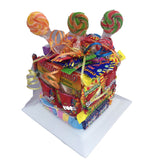 Sweet Candy cake tower.  Towers of candy treats, candy birthday cake, sweet candy cake, sweet cake, candy sweet cake