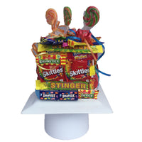 Sweet Candy cake tower.  Towers of candy treats, candy birthday cake, sweet candy cake, sweet cake, candy sweet cake
