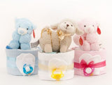 Simple Nappy Cake - Pink 1 Tier