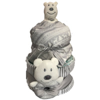 Polar Bear Nappy Cakes