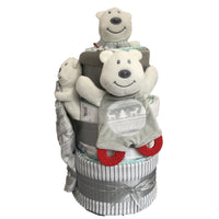 Polar Bear Nappy Cakes
