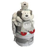 Polar Bear Nappy Cakes