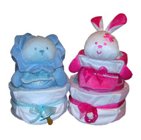 Barnardos charity nappy cake, nappy cakes, baby showers, Barnardos boys nappy cake, Barnardos girls nappy cake