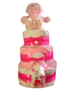 Deluxe 3 Tier Nappy Cake - Natural