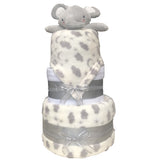 Cosy Elephant Nappy Cake