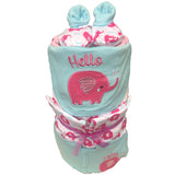 Hello Elephant Nappy Cake