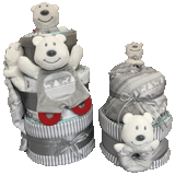 Polar Bear Nappy Cakes