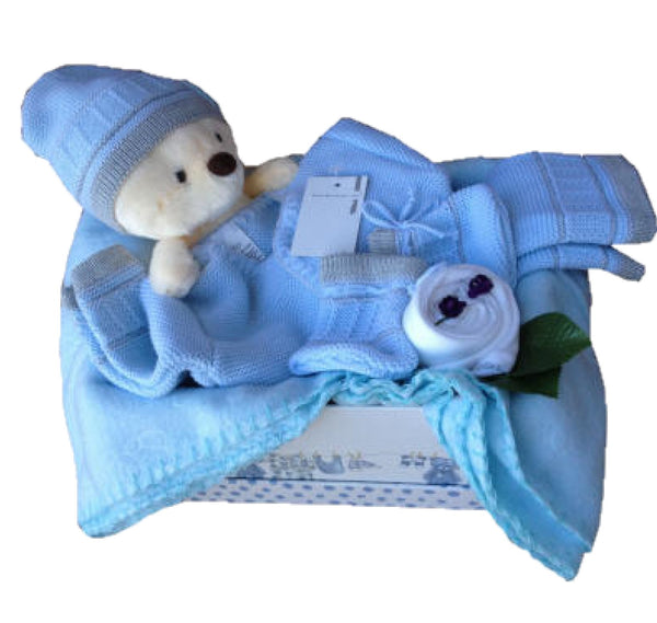 Boys Teddy Bear Hamper www.nappycakes.ie