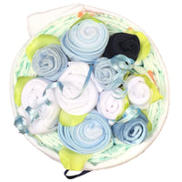 baby boy nappy cake, baby bouquets, baby blossom nappy cake, baby boy gifts, baby showers, baby gifts ireland, nappycakesie