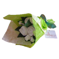 unisex baby bouquet, natural baby bouquet, baby clothes bouquet, baby shower gift, baby blossoms, baby bouquets, baby hampers, nappycakesie